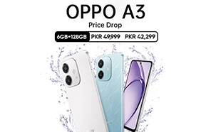 OPPO A3 Price Cut in Pakistan by Rs 7,700; 128GB Variant is Now Available at a new Price of Rs 42,299