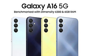 Samsung Galaxy A16 5G Benchmarked with Dimensity 6300 and 6GB RAM Inside 