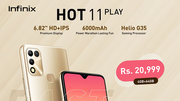 infinix hot 11 play new price