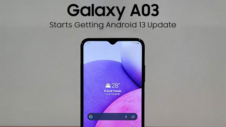 samsung a03 core update android 12 download