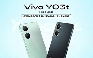 Vivo Y03t 128GB Price in Pakistan Slashed; Enjoy Rs 1,000 Discount on Retail 