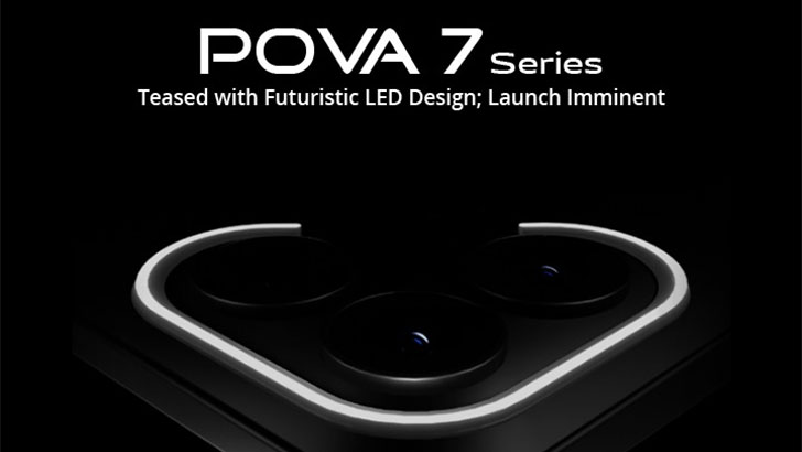 Tecno Pova 7 Lineup Coming Soon; Teasers Show a Glowing Camera Island 