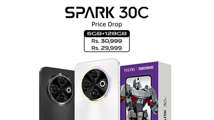 Tecno Spark 30C Price Reduced in Pakistan; Now More Budget-Friendly with Rs 1,000 Off