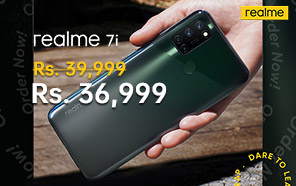 Realme 7i Price in Pakistan Cut by Rs 3,000; Now Available at a New Price of Rs 36,999/- 