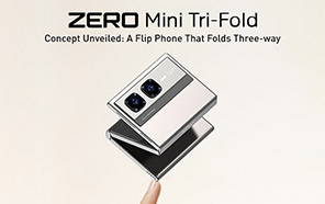 Infinix Zero Mini Tri-Fold Concept Unveiled — A Flip Phone That Folds Three-way 