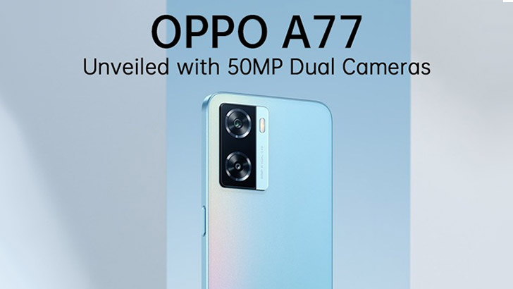 OPPO A77 4G Unveiled With MediaTek Chip, 90Hz Display, and 5000