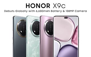 Honor X9c Debuts Globally with 6,600mAh Battery & The Brand's Most Rugged Design