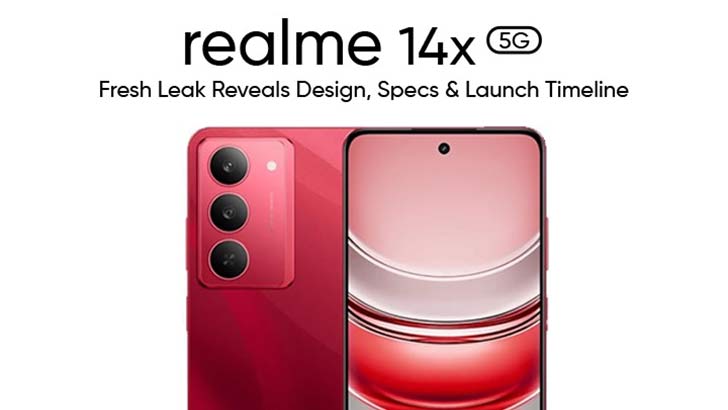 Realme 14x Leaked Online with Specs, Design & Timeline; Launch Expected Within Few Days 