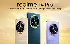 Realme 14 Pro Surfaces on 3C and Camera FV-5 Listings; Here's the Scoop 