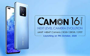 Tecno Camon 16 Premier is Coming to Pakistan on October 9; Flagship-grade Camera on a Budget? 