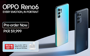 OPPO Reno 6 Series Launched in Pakistan; Opens Pre-orders for Reno 6, The Pro Comes Next Month 