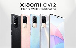 Xiaomi CIVI 2 Approved by CMIIT; Launch Imminent with 5G-Enabled Chipset   