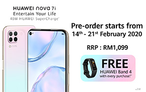 Huawei Nova 7i to Go Official Soon; Launching on 14th of February without Google Mobile Services 