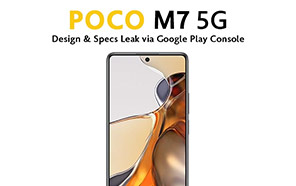 Xiaomi Poco M7 5G’s Design and Specs Surface via Google Play Console