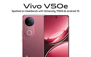 Vivo V50e Visits Geekbench AI to Reveal Android Version, RAM, and SoC 