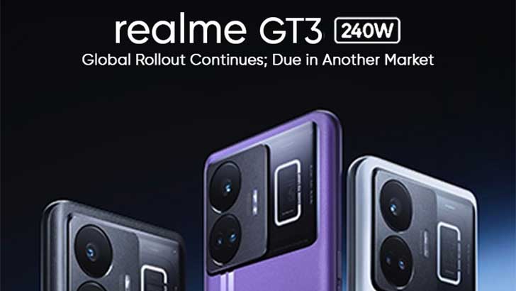 Realme GT3 with 240W fast charging launched – full charge in less than 10  minutes