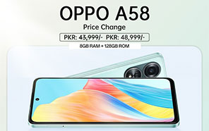 OPPO A58 (8/128GB) will Now Cost More in Pakistan; Rs 5000 Added to the Price Tag 