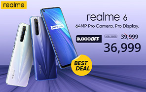 Realme 6 Gets a Price Slash in Pakistan; Get up to Rs. 3,000 Off Now 