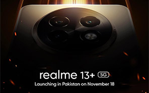 Realme 13+ 5G to Launch in Pakistan Next Week; 120Hz OLED & Dimensity 7300 Energy 