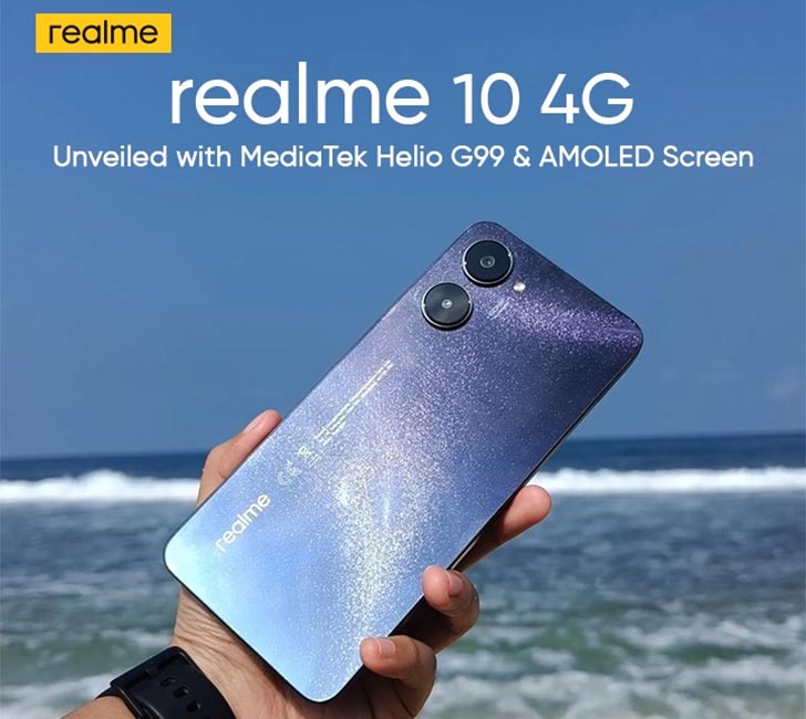Realme 10 launched with 50MP camera, Helio G99 chipset, 33W fast