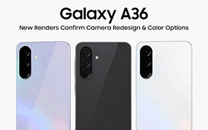 Samsung Galaxy A36 New Renders Confirm Camera Redesign & Four Color Options 