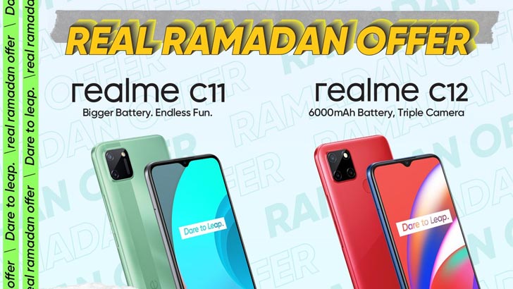 realme c11 and c12 price