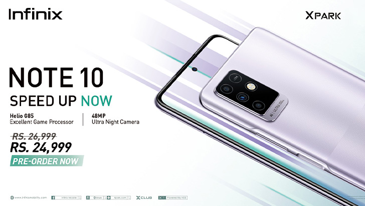 Infinix Note 10 Price in Pakistan for Pre-orders Drops Once Again