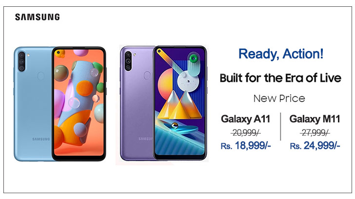 Samsung Galaxy A11 and Galaxy M11 Get a Permanent Price ...