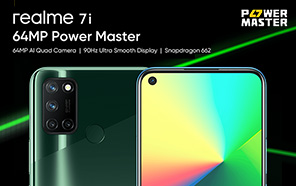 Realme 7i Unveiled; Features a Fluid 90Hz Display, 64MP Quad-camera and Snapdragon 662 SoC 