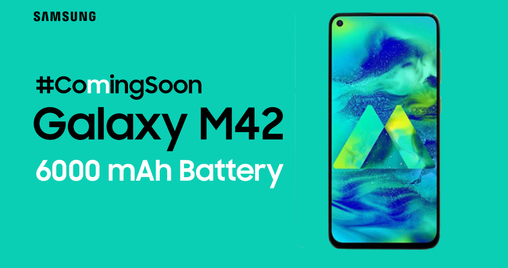 samsung m42 battery mah