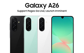 Samsung Galaxy A26 Nears Global Launch as Support Pages Go Online 