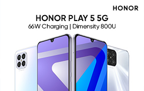 Honor Play 5 5G Debuts with a Sleek and Slim Design, Blazing Fast Charging, and OLED Display 