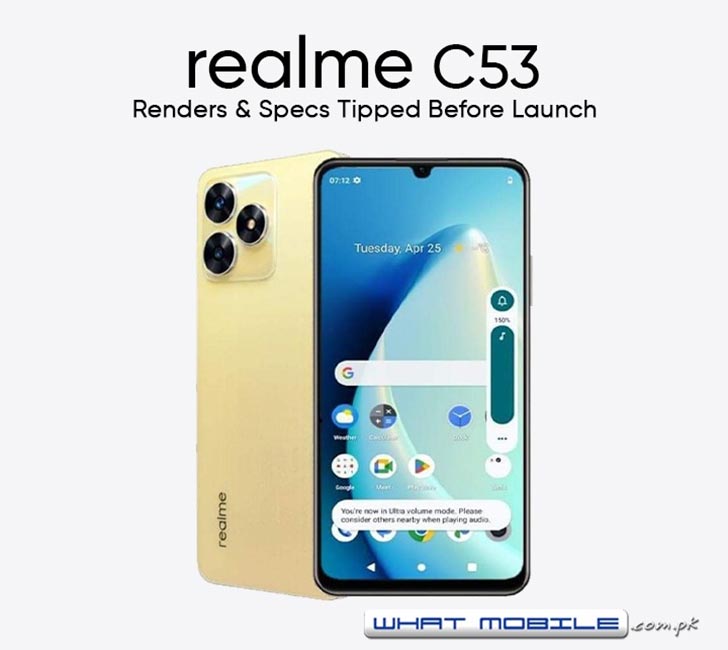 Realme C53 Design Unwrapped Via Leaked Images Alongside Memory Specs -  WhatMobile news