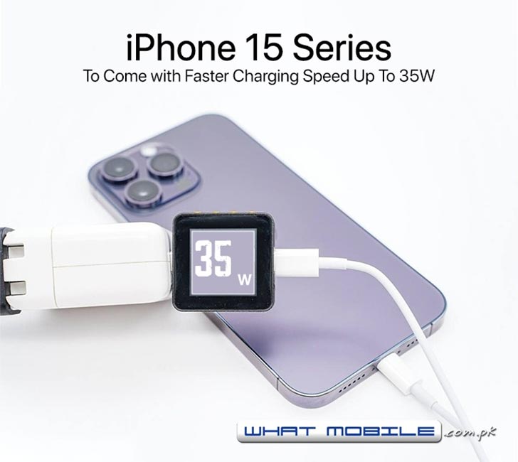 Apple iPhone 15 Series Awaits 35W Thunderbolt Charging via USB Type-C -  WhatMobile news