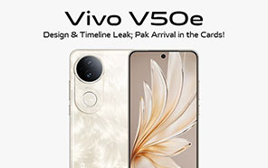 Vivo V50e Leak Reveals Design & Launch Timeline; Expected to Arrive in Pakistan Soon 