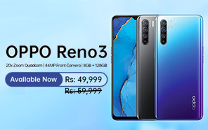 Oppo Reno 3 Gets a Price Cut in Pakistan, now Available for an Amazing Rs. 10,000 Discount 