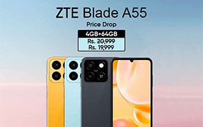 ZTE Blade A55 Price Cut in Pakistan; Save Rs 1,000 with Retail Discount Deal 