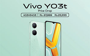 Vivo Y03t Price Dropped in Pakistan; 64GB Variant Now Rs 1,000 Cheaper 