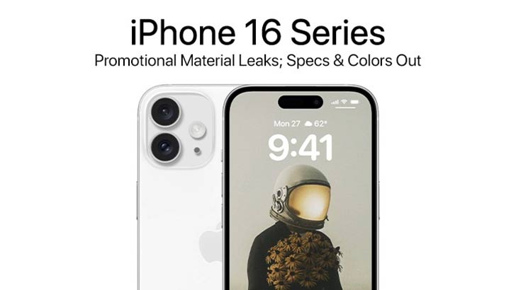 Apple iPhone 16 series promotional material leaked; specs and colors surfaced