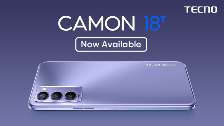 tecno camon 18t battery mah