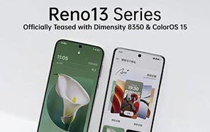 Oppo Reno 13 Series Officially Teased with Dimensity 8350 Chip and ColorOS 15 