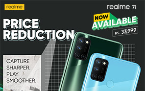 Realme 7i Price in Pakistan Slashed by Rs. 3,000 Once Again; Now Starts From Rs. 33,999 