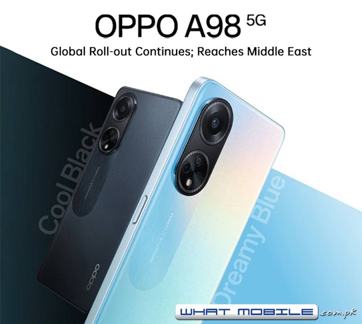 OPPO A98 5G Dreamy Blue / 8+256GB / 6.72 120Hz Full HD+