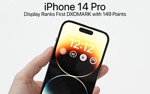 Apple iPhone 14 Pro Max Display Ranks First on DXOMARK; Best Cell-display on the Planet 
