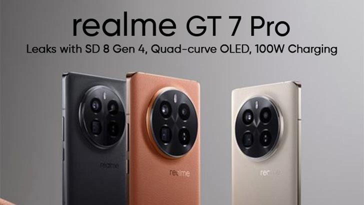 Realme GT 7 Pro is a real flagship with SD 8 Gen 4, Quad-Curve OLED and 100W charging, according to leaks