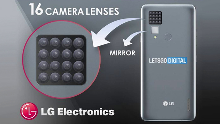 LG has just patented a phone with 16 cameras WhatMobile news