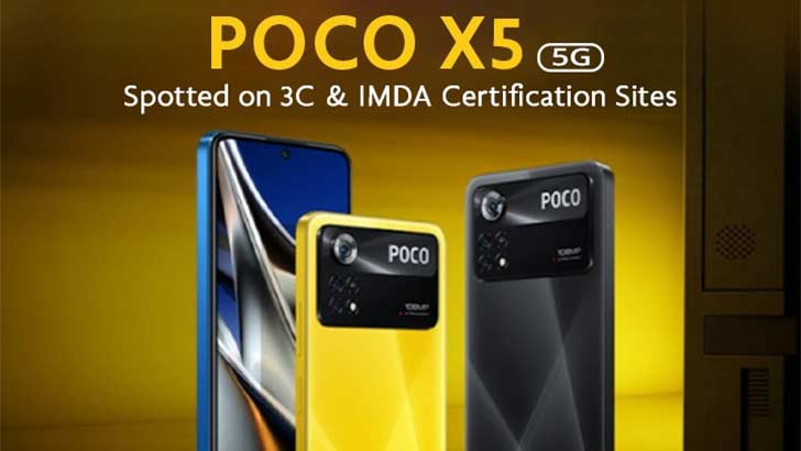 Xiaomi Poco X5 5g Bags Imda And 3c Certification Expect A Big Release Underway Whatmobile News 7875