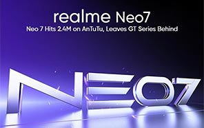 Realme Neo 7 Marking its Breakaway from GT Series and Hits 2.4 Million on AnTuTu 