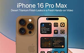 Apple iPhone 16 Pro Max Featured in a Hands-On Video with Desert Titanium Finish 