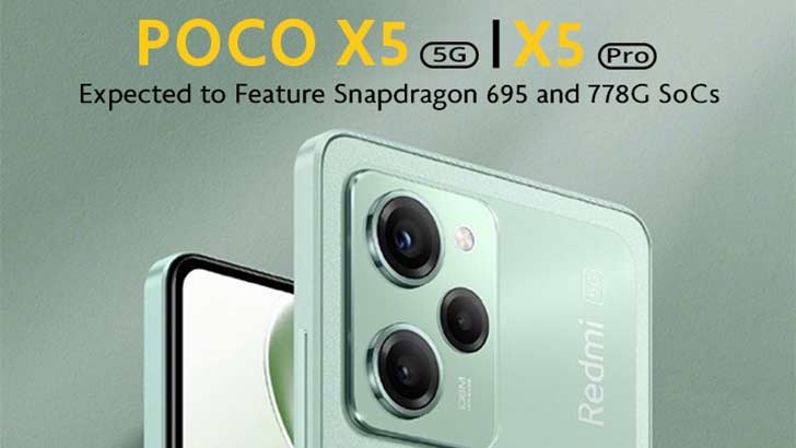 POCO X5 5G with 6.67″ FHD+ 120Hz AMOLED display, Snapdragon 695, 5000mAh  battery announced
